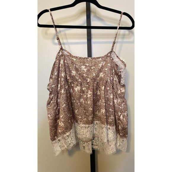 Bloomfield Floral Print Strappy Crop Top - Picture 2 of 5